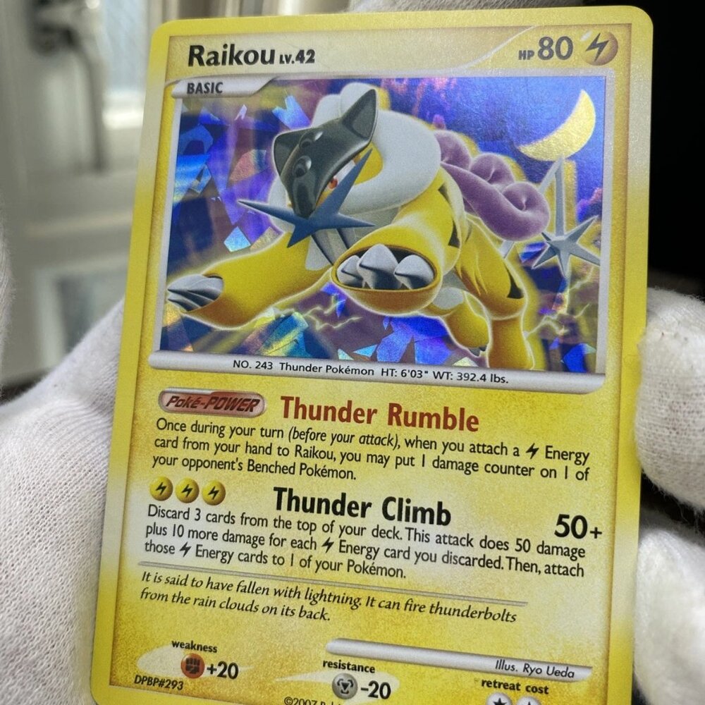 Raikou Holo Rare – Diamond & Pearl 2007 – Pokémon Card